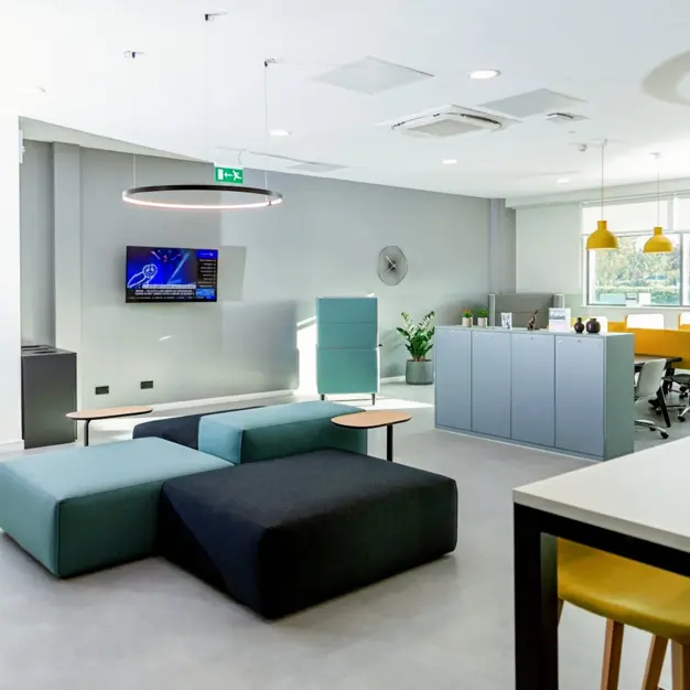 The breakout space in Cobalt Business Park, Regus (Newcastle)