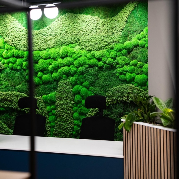 The reception at New Bridge Street West, Wizu Workspace in Newcastle