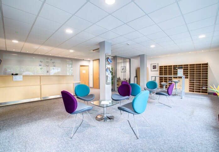 The reception at The Grainger Suite, Omnia Offices in Newcastle