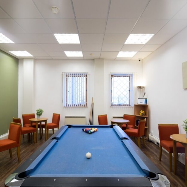 A breakout area in Liberty Way, Biz-Space, Sunderland