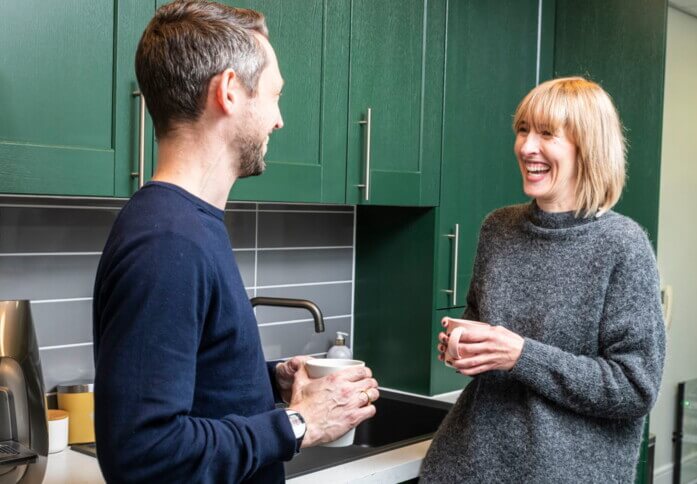 Breakout area at Garden Place, WorkSmart Hub Limited in Altrincham