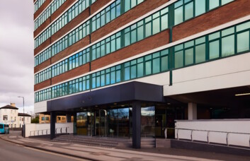 The building at Stamford New Road, Bruntwood in Altrincham