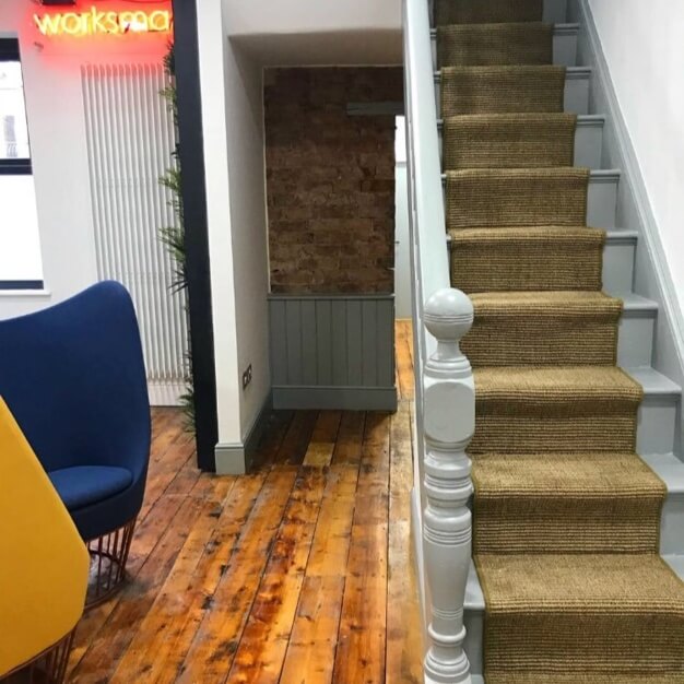 The hallway in Shaw’s Road, WorkSmart Hub Limited, Altrincham