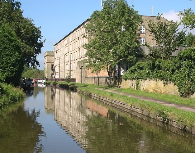 Building outside at Grimshaw Lane, Adelphi Mill, Bollington