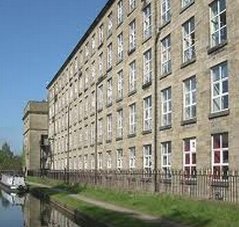 The building at Grimshaw Lane, Adelphi Mill in Bollington