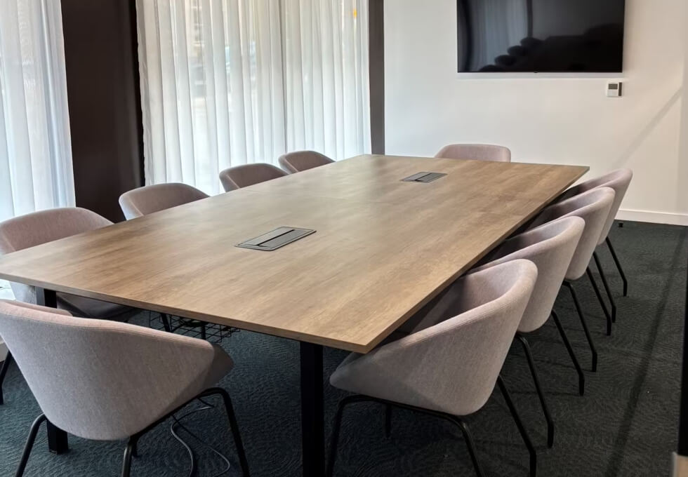 Boardroom at Howell Croft South, Oxford Innovation Ltd in Bolton