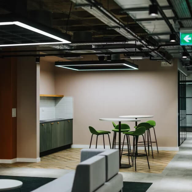 Breakout area at Howell Croft South, Oxford Innovation Ltd in Bolton