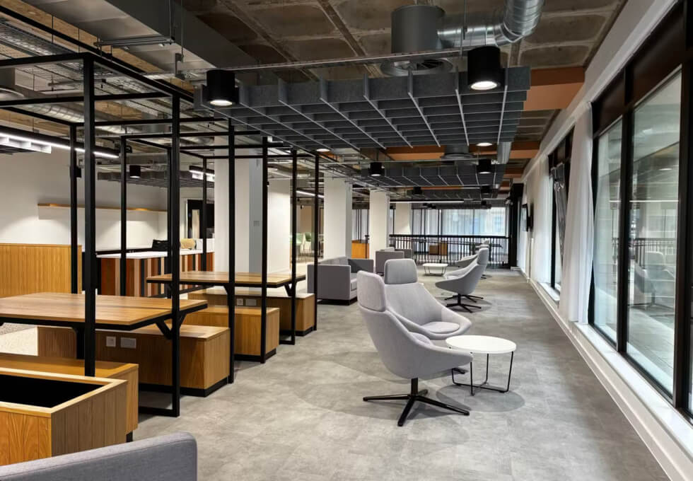 Breakout space for clients - Howell Croft South, Oxford Innovation Ltd in Bolton