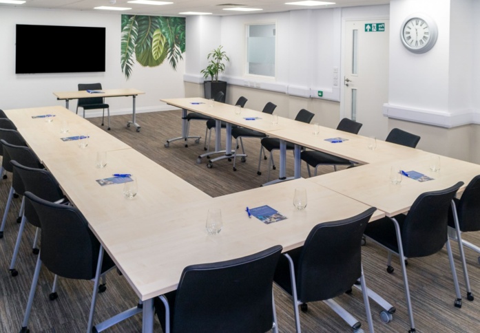 The meeting room at Hornby Street, Business Lodge in Bury