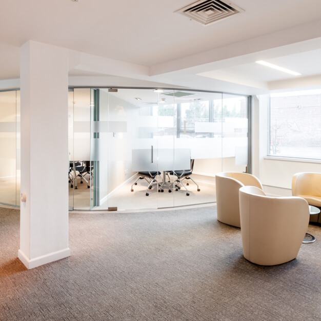 A breakout area in Station Road, Bruntwood, Cheadle Hulme