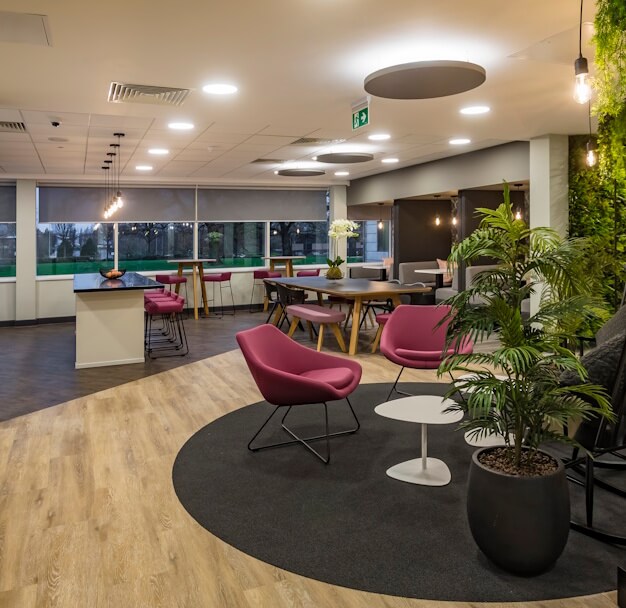 Breakout area at Lakeside, Pure Offices in Cheadle