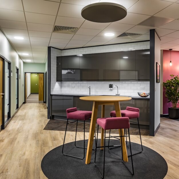 The breakout space in Lakeside, Pure Offices, Cheadle