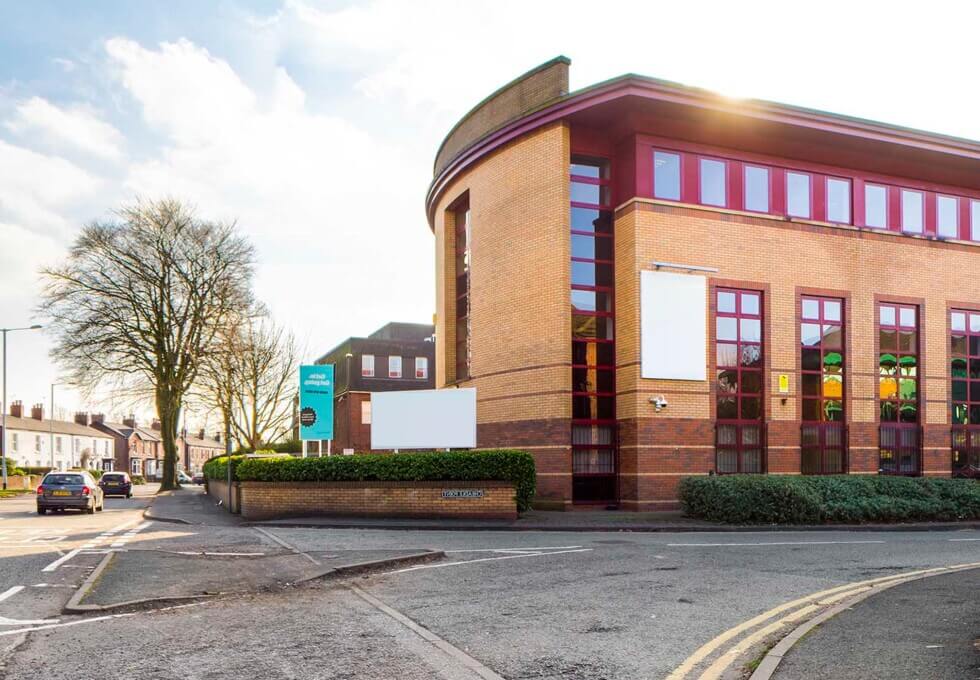 The building at Stockport Road, Biz-Space, Cheadle