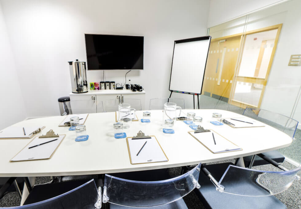 The meeting room at Stockport Road, Biz-Space in Cheadle
