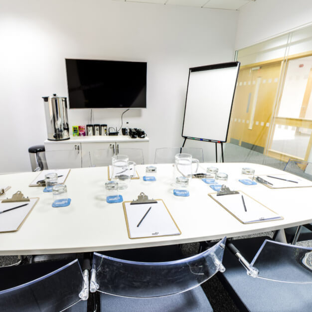 The meeting room at Stockport Road, Biz-Space in Cheadle