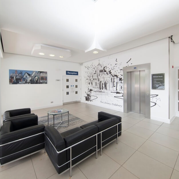 Reception at Wilmslow Road, Regus in Didsbury