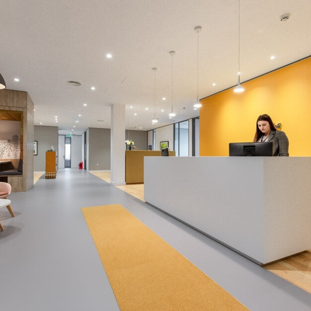 Reception at Centenary Way, Regus in Eccles