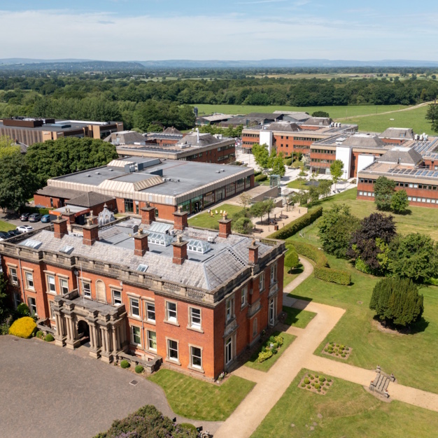 The building at Chelford Road, Bruntwood, Knutsford