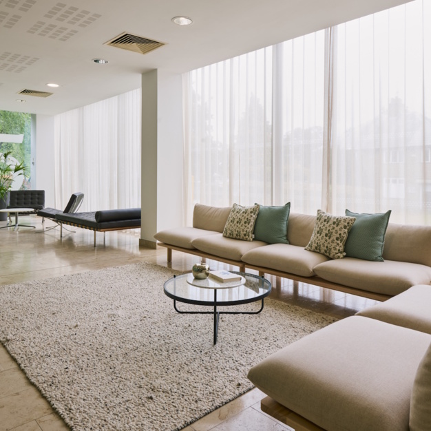 The foyer at Chelford Road, Bruntwood (Knutsford)