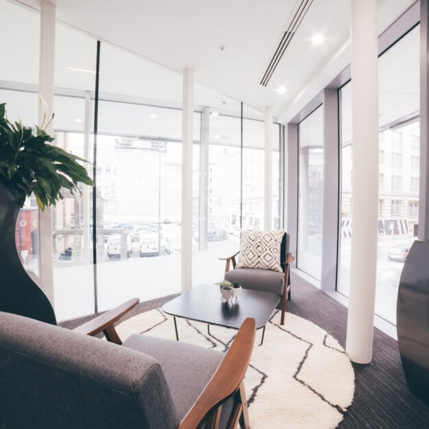 A breakout area in Orega, Chapel Street - Liverpool