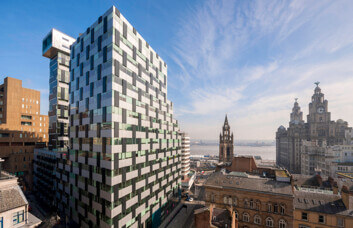 Building outside at Chapel Street, Orega, Liverpool