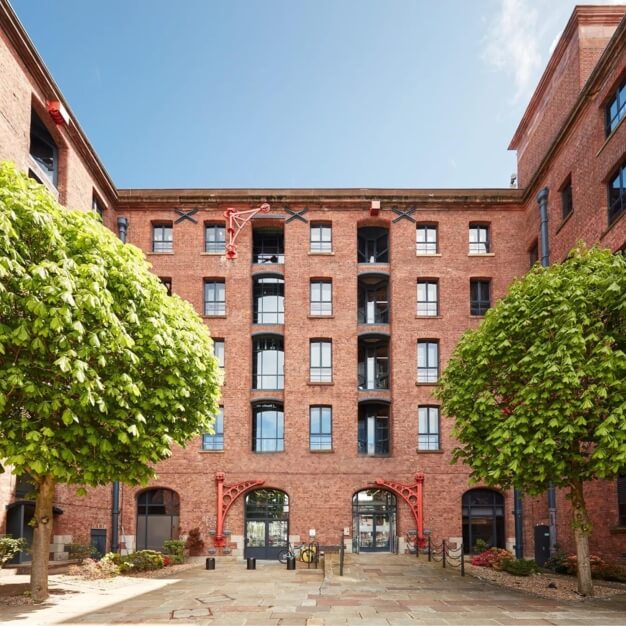 Building outside at The Colonnades, Clockwise Limited, Liverpool