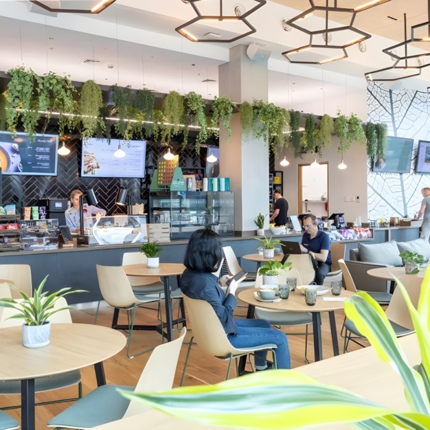 The café at Paddington Village, Sciontec Developments Limited in Liverpool