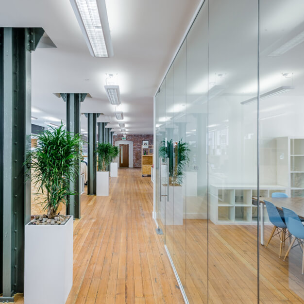 The hallway in Bixteth Street, Bruntwood, Liverpool