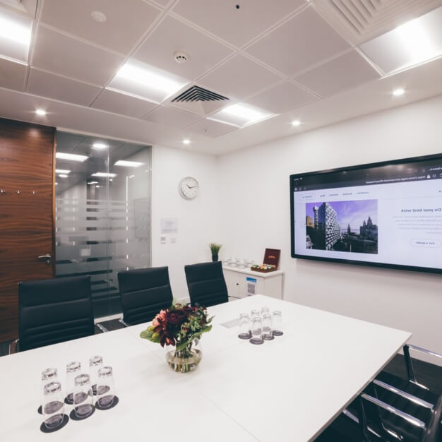 The meeting room at Chapel Street, Orega in Liverpool