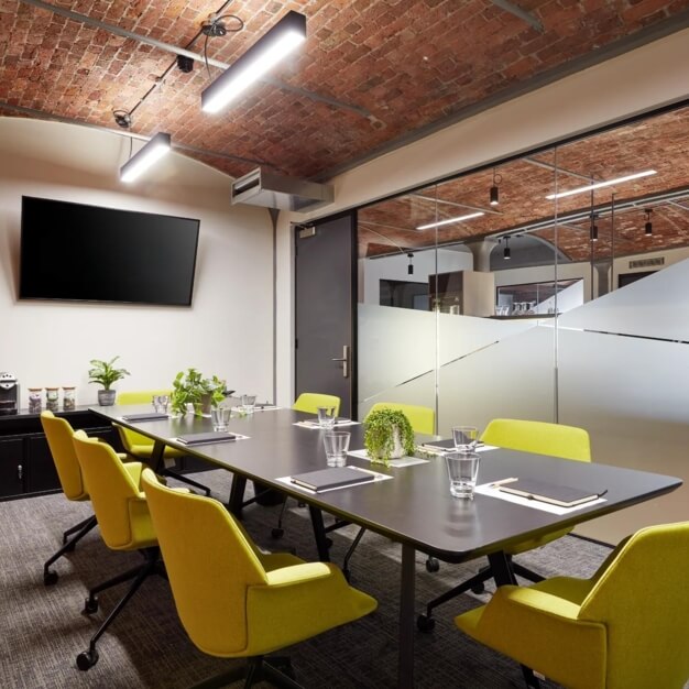The meeting room at The Colonnades, Clockwise Limited in Liverpool
