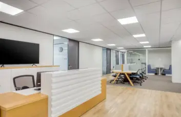 The reception at Lord Street, Regus in Liverpool