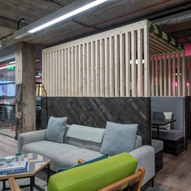 A breakout area in Brown Street, Work.Life, Manchester