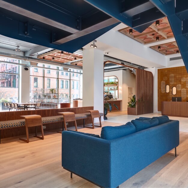 A breakout area in Dickinson Street, Clockwise Limited, Manchester