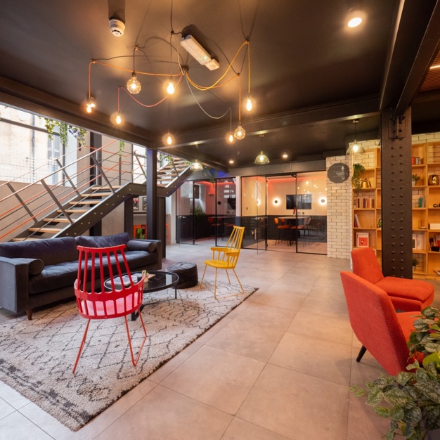 A breakout area in Hood Street, Northern Group Business Centres Ltd, Manchester