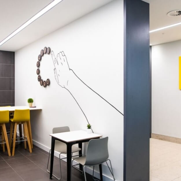 A breakout area in New York Street, Bruntwood, Manchester
