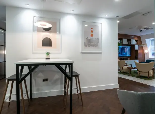 A breakout area in Tib Lane, Manchester, Regus