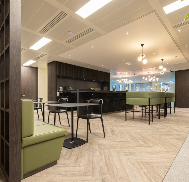 A breakout area in York Street, Gilbanks, Manchester