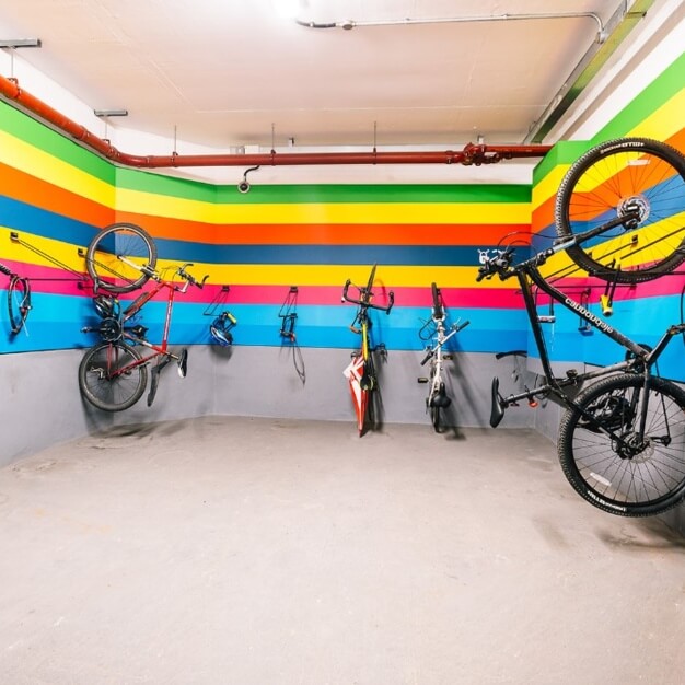 Area to store bikes - Brown Street, Landmark Space, Manchester