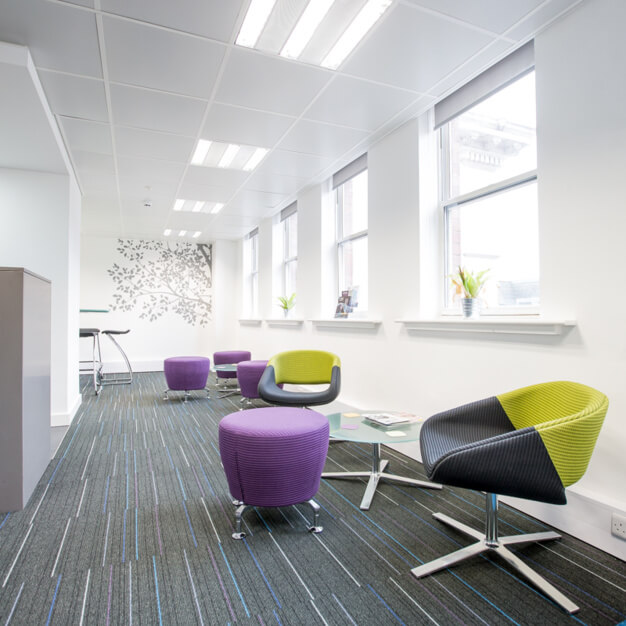 Breakout area at King Street, Orega in Manchester