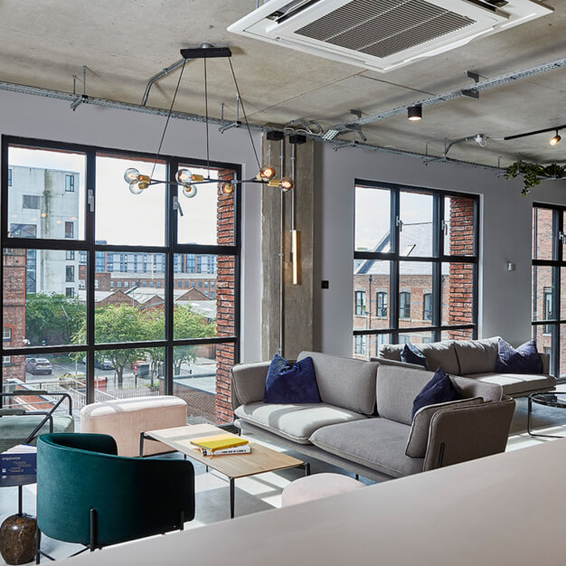 Breakout area at Silk Street, Northern Group Business Centres Ltd in Manchester