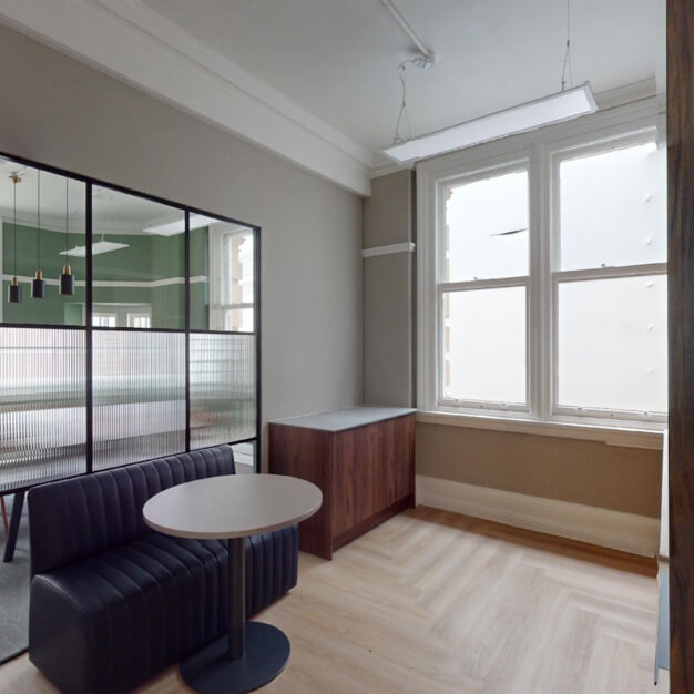 Breakout space for clients - Cross Street, Re-defined in Manchester