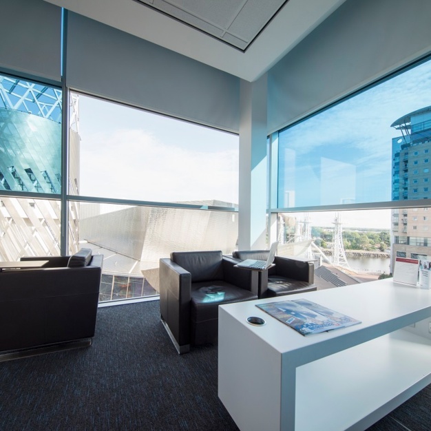 Breakout space for clients - Lowry Plaza, Regus in Manchester