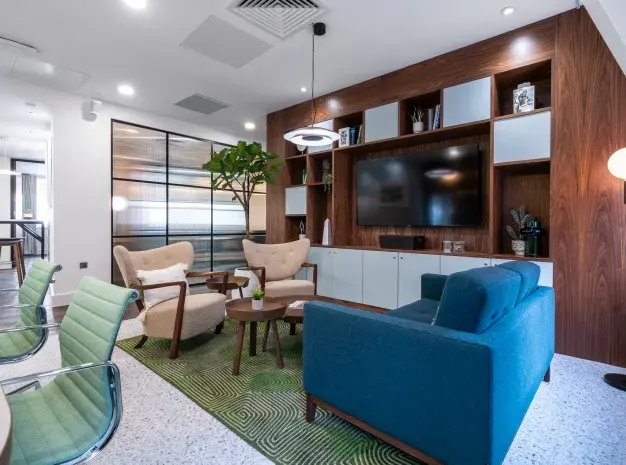 Breakout space in Tib Lane, Regus (Manchester)