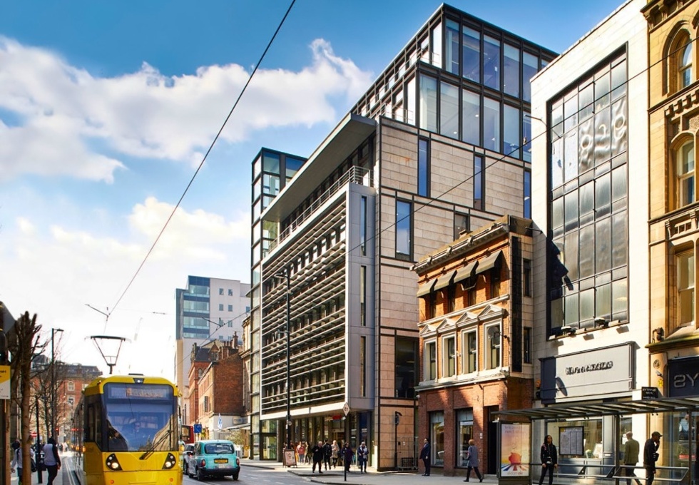 Building external for Princess Street, Biz Hub, Manchester