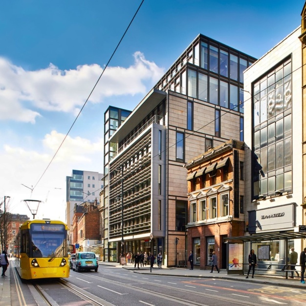 Building external for Princess Street, Biz Hub, Manchester