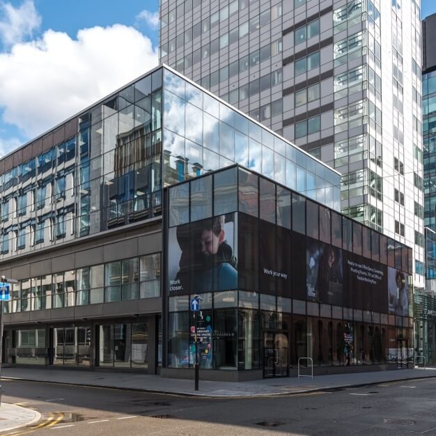 Building outside at Charlotte Street, Regus, Manchester