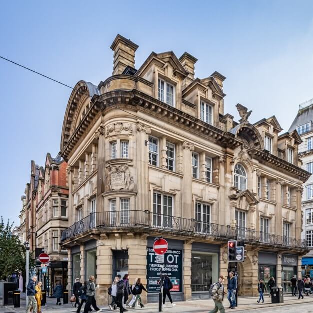 Building outside at Cross Street, Re-defined, Manchester