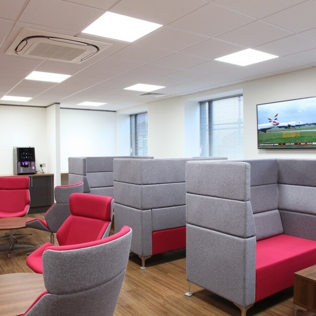 Client Breakout space - Clippers Quay, The Serviced Office Company in Manchester
