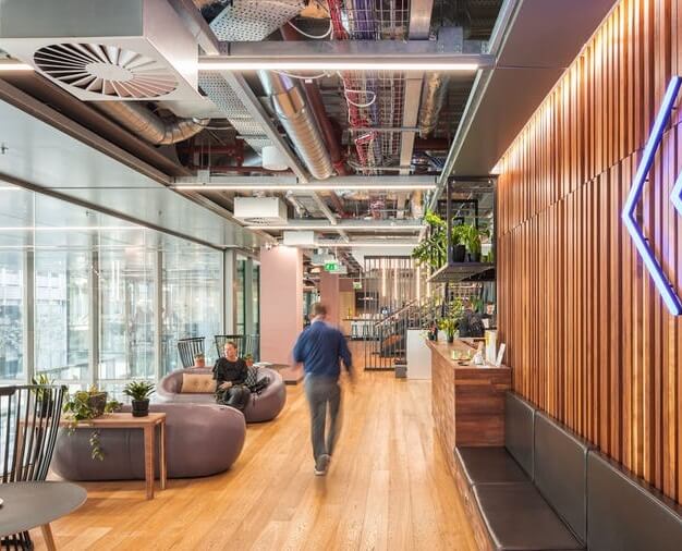 Client Breakout space - Quay Street, WeWork in Manchester