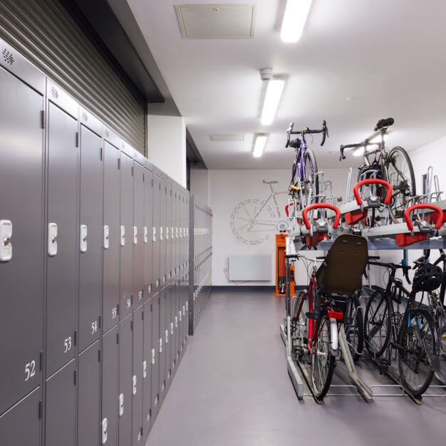 Cycle storage, Chester Road, Bruntwood (Manchester)